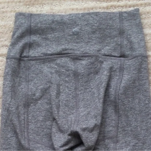 Lululemon True Self Crop II Legging Heathered Slate Size 4 - Picture 9 of 16